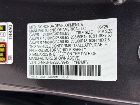 Used 2025 Honda Odyssey EX-L image 24