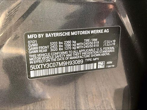 Used 2021 BMW X3 sDrive30i w/ Convenience Package RWD image 32