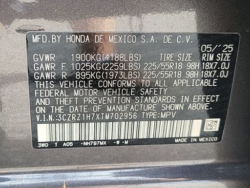 Certified 2026 Honda HR-V EX-L image 23