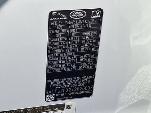 New 2026 Land Rover Defender 110 S AWD/4WD image 18