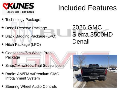 New 2026 GMC Sierra 3500 Denali w/ Denali Reserve Package image 2