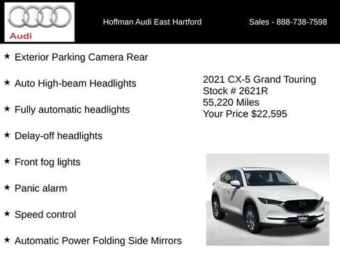 Used 2021 MAZDA CX-5 Grand Touring w/ GT Premium Package AWD/4WD image 36