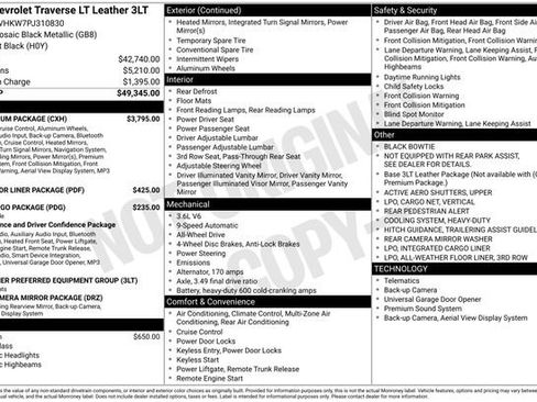 Used 2023 Chevrolet Traverse LT w/ LT Premium Package image 35