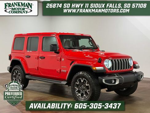 Used 2024 Jeep Wrangler Unlimited Sahara w/ Safety Group AWD/4WD image 1