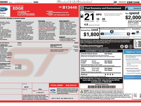 Used 2019 Ford Edge ST w/ Equipment Group 401A image 7