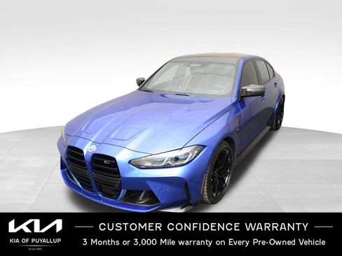 Used 2023 BMW M3 Competition w/ M Carbon Exterior Package AWD/4WD image 1