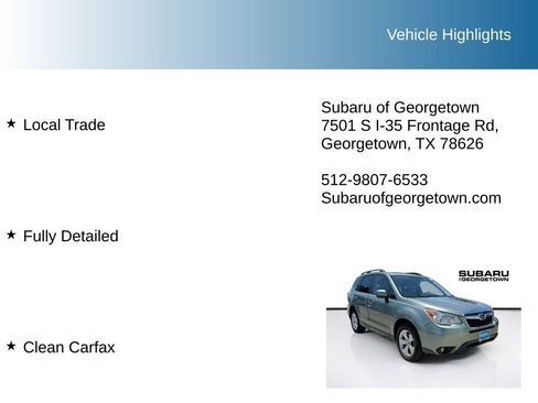 Used 2014 Subaru Forester 2.5i Limited AWD/4WD image 10