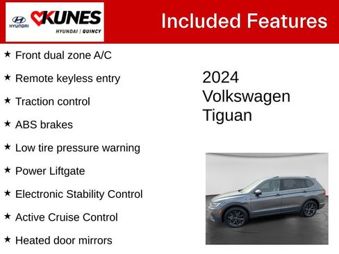 Used 2024 Volkswagen Tiguan SE FWD image 2