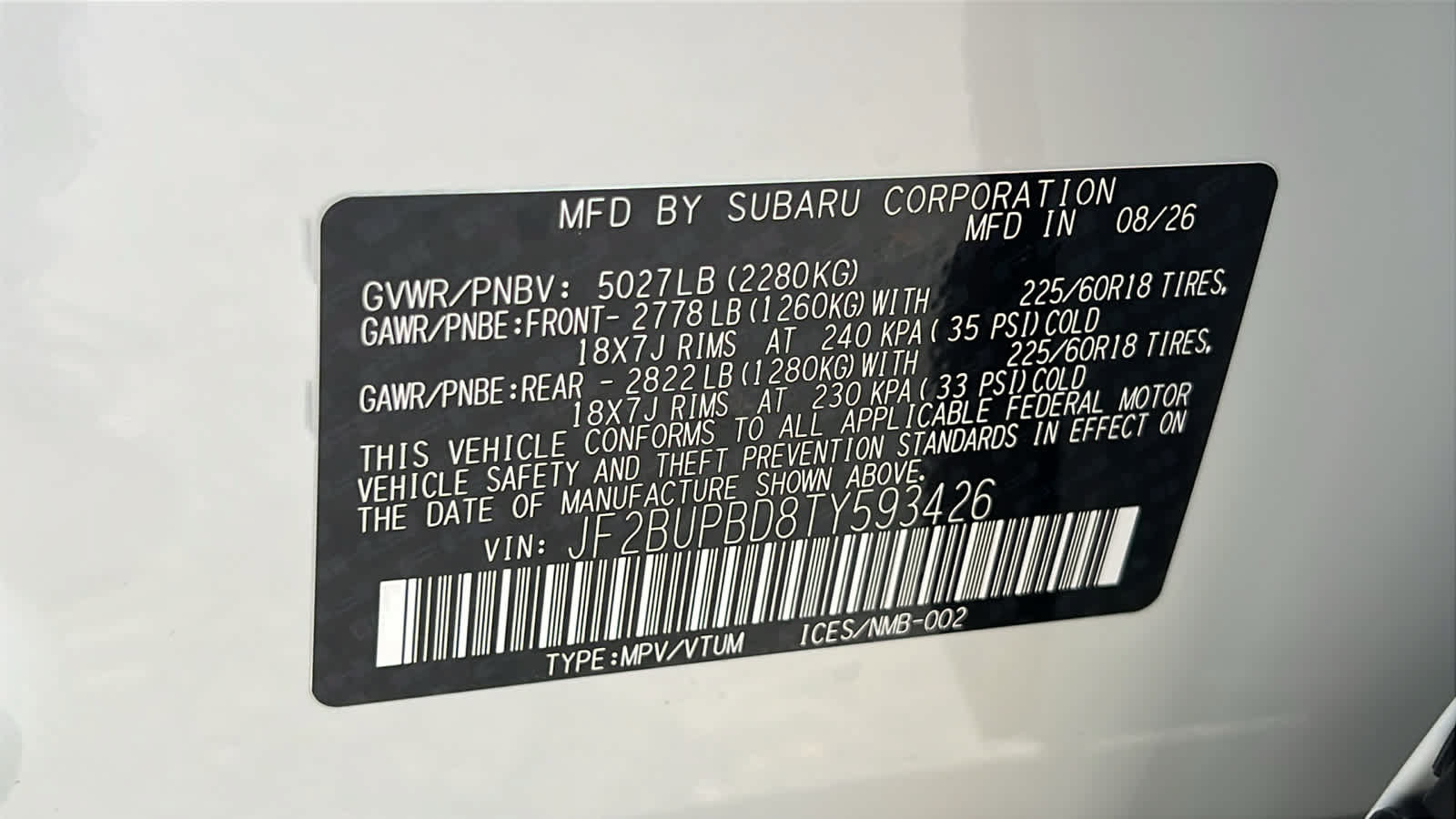 New 2026 Subaru Outback Premium AWD/4WD image 30