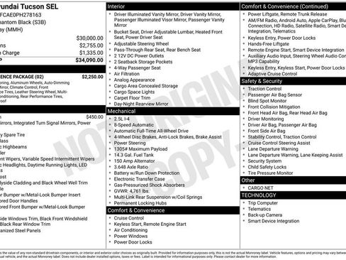 Certified 2023 Hyundai Tucson SEL w/ Convenience Package AWD/4WD image 25
