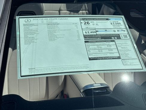 New 2026 Mercedes-Benz CLE 450 4MATIC Cabriolet image 29