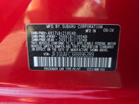 Certified 2024 Subaru Impreza 2.0i Sport w/ Popular Package #1 AWD/4WD image 9