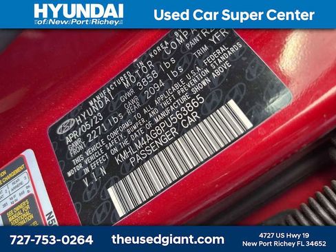 Certified 2023 Hyundai Elantra SEL image 12