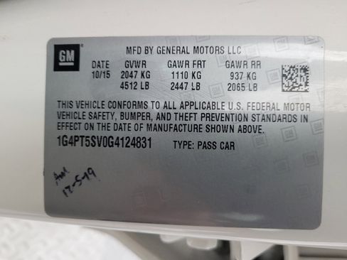 Used 2016 Buick Verano Premium w/ Driver Confidence Package image 33
