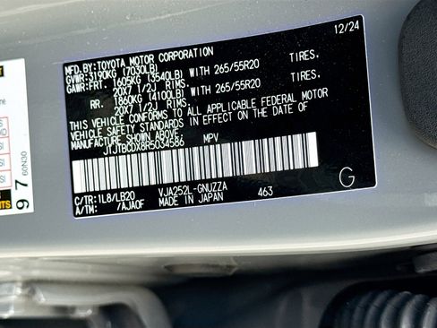 Used 2024 Lexus GX 550 w/ Accessory Package (Z1) AWD/4WD image 44