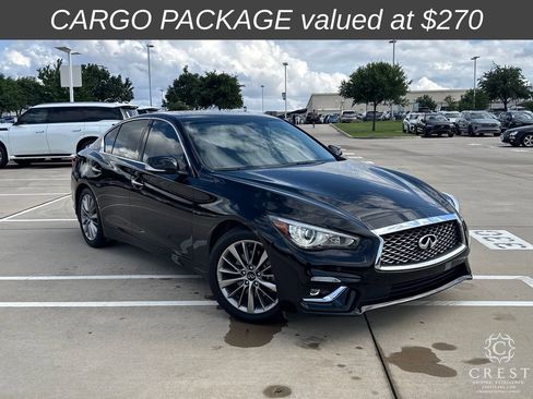 Used 2023 INFINITI Q50 Luxe w/ Cargo Package RWD image 1