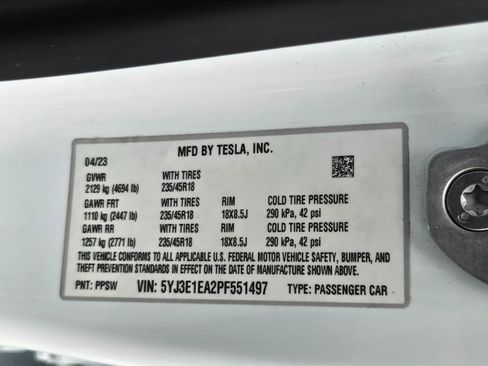 Used 2023 Tesla Model 3 Standard Range RWD image 33