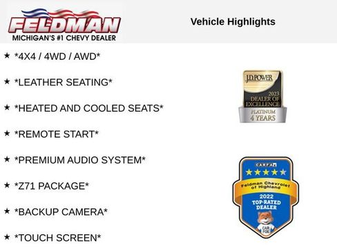 Used 2022 Chevrolet Silverado 1500 LTZ w/ Technology Package AWD/4WD image 3