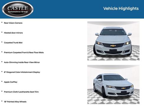 Used 2017 Chevrolet Impala LT w/ Convenience Package image 8