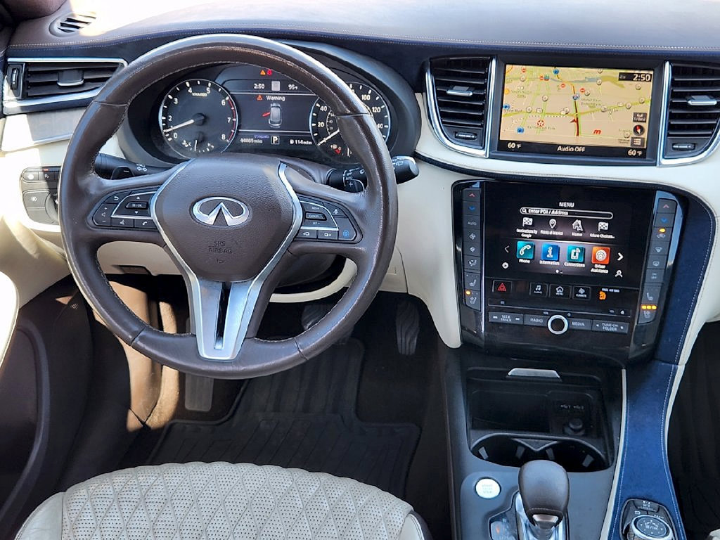 Used 2021 INFINITI QX50 Autograph w/ Premium White Leather Package FWD image 27