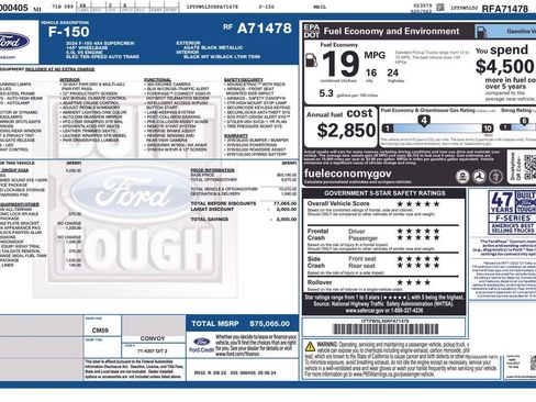 New 2024 Ford F150 Lariat w/ Equipment Group 502A High image 2
