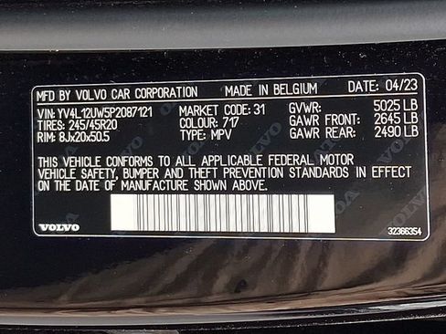 Used 2023 Volvo XC60 B5 Ultimate w/ Climate Package AWD/4WD image 27