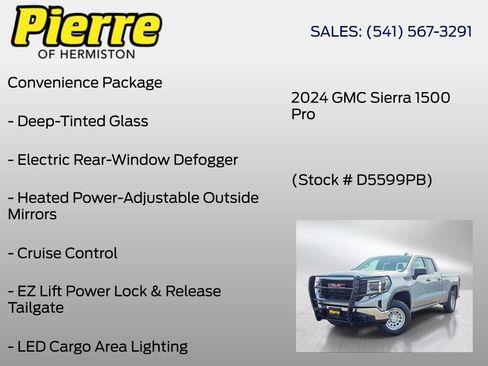 Used 2024 GMC Sierra 1500 Pro w/ Pro Value Package AWD/4WD image 18