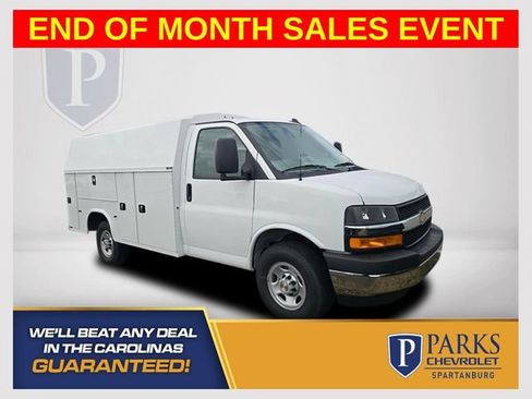 New 2025 Chevrolet Express 3500 w/ Power Convenience Package RWD image 1