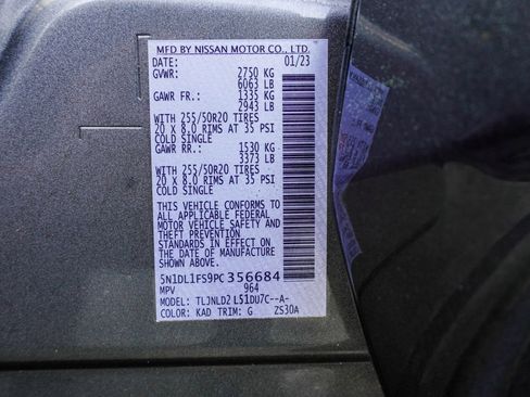 Used 2023 INFINITI QX60 Luxe w/ Cargo Package image 43