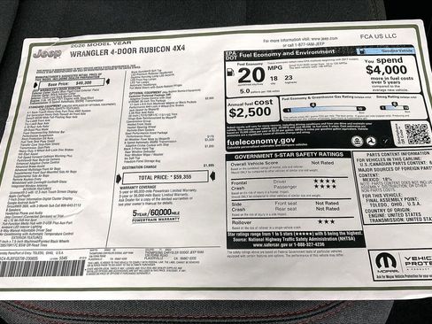 New 2026 Jeep Wrangler Unlimited Rubicon image 21