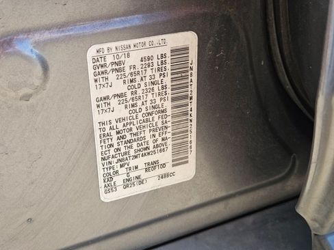 Used 2019 Nissan Rogue S FWD image 16