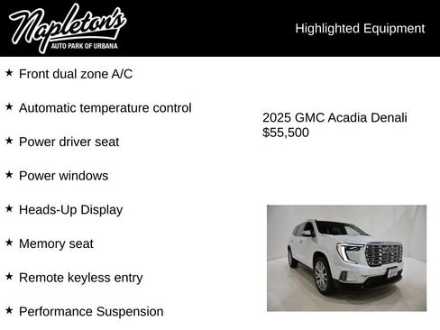 Used 2025 GMC Acadia Denali w/ Super Cruise Package AWD/4WD image 16