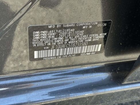 New 2026 Subaru Impreza 2.0i Sport AWD/4WD image 13