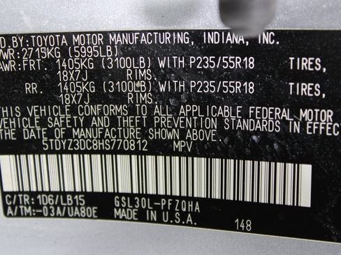 Used 2017 Toyota Sienna Limited FWD image 44