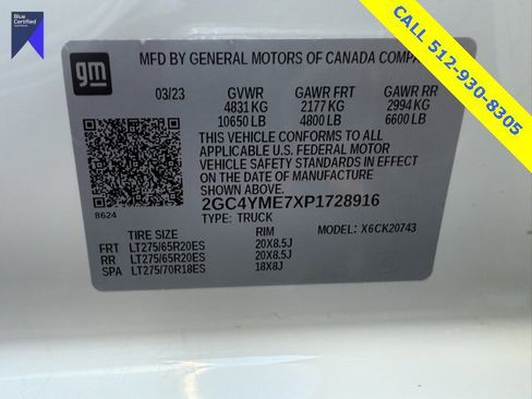 Used 2023 Chevrolet Silverado 2500 Custom w/ Custom Value Package image 12