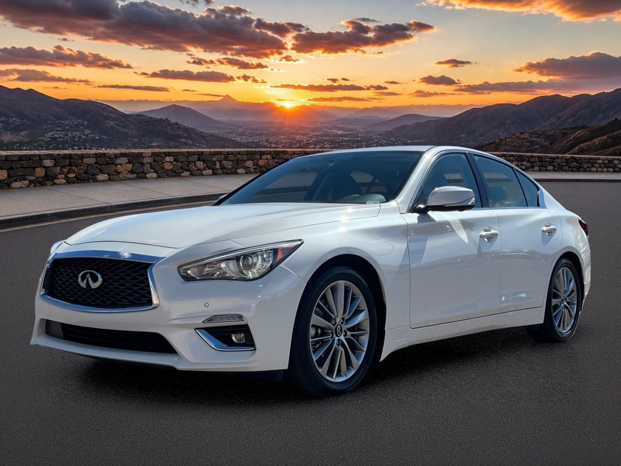 Certified 2023 INFINITI Q50 Luxe w/ Cargo Package RWD image 2