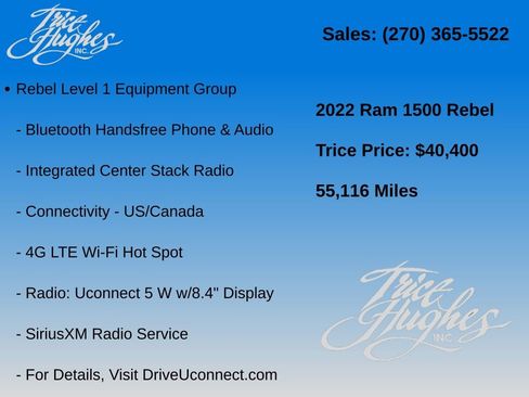 Used 2022 RAM 1500 Rebel w/ Rebel Level 1 Equipment Group AWD/4WD image 26