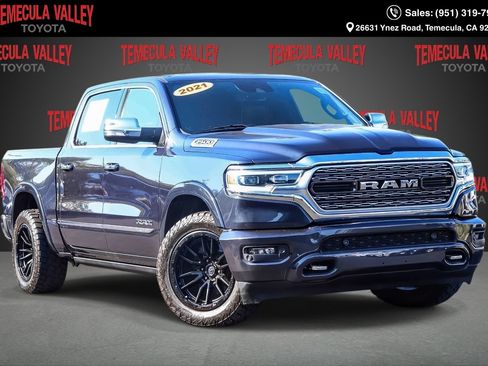 Used 2021 RAM 1500 Limited w/ Body Color Bumper Group RWD image 1