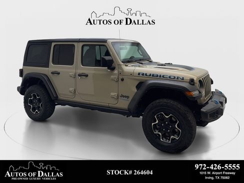 Used 2022 Jeep Wrangler Unlimited Rubicon 4xe AWD/4WD image 1