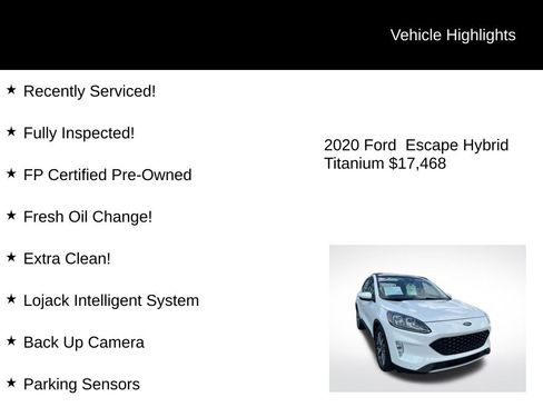 Used 2020 Ford Escape Titanium image 2