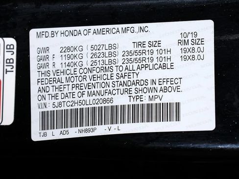 Certified 2020 Acura RDX AWD w/ Technology Package image 39