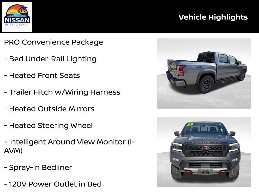 Certified 2023 Nissan Frontier PRO-4X w/ Pro-4X Premium Package AWD/4WD image 19