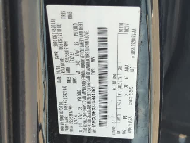 Used 2018 Ford Escape SEL FWD image 33