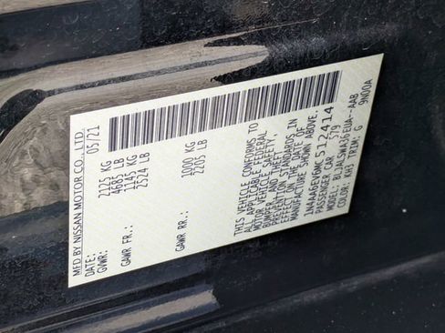 Used 2021 Nissan Maxima SR w/ Sport Mat Group image 32