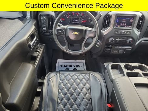 Used 2024 Chevrolet Silverado 1500 Custom w/ Turbomax Blackout Package AWD/4WD image 9