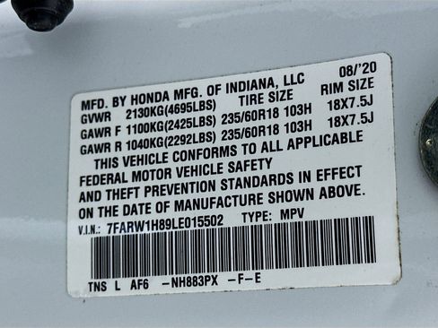Certified 2020 Honda CR-V EX-L image 36