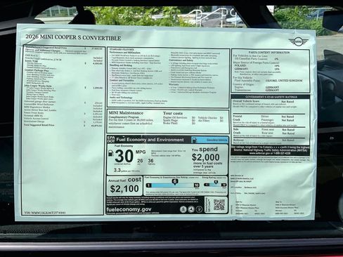 New 2026 MINI Cooper S FWD image 22