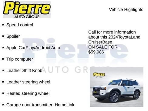 Used 2024 Toyota Land Cruiser w/ Premium Package AWD/4WD image 23