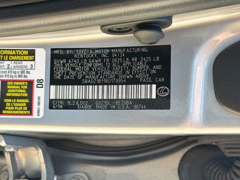 Used 2024 Lexus ES 350 w/ Premium Package image 44