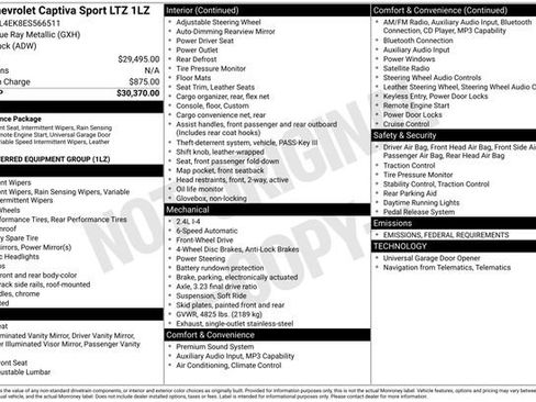 Used 2014 Chevrolet Captiva Sport LTZ image 7